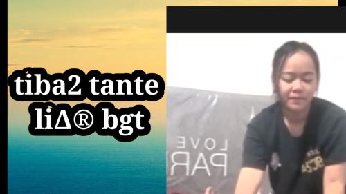 Tiba2 bgt tante ngajakin