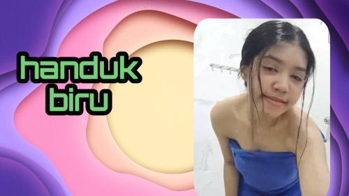 Handuk biru